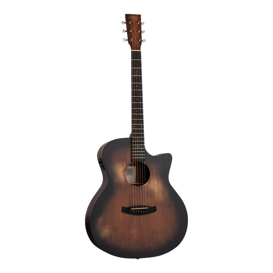 Tanglewood TW OT 4VCE Auld Trinity Solid Spruce Top, Venetian Cutaway Electro-Acoustic Guitar - Natural Distressed Satin