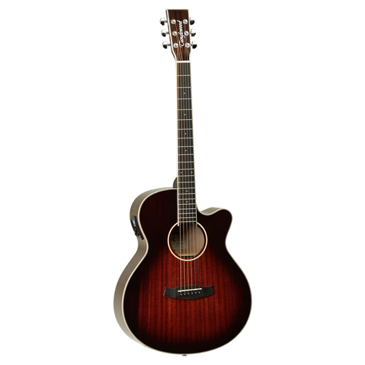 Tanglewood TW4 E AVB Winterleaf Super Folk Electro-Acoustic Guitar - Autumn Vintage Burst Gloss