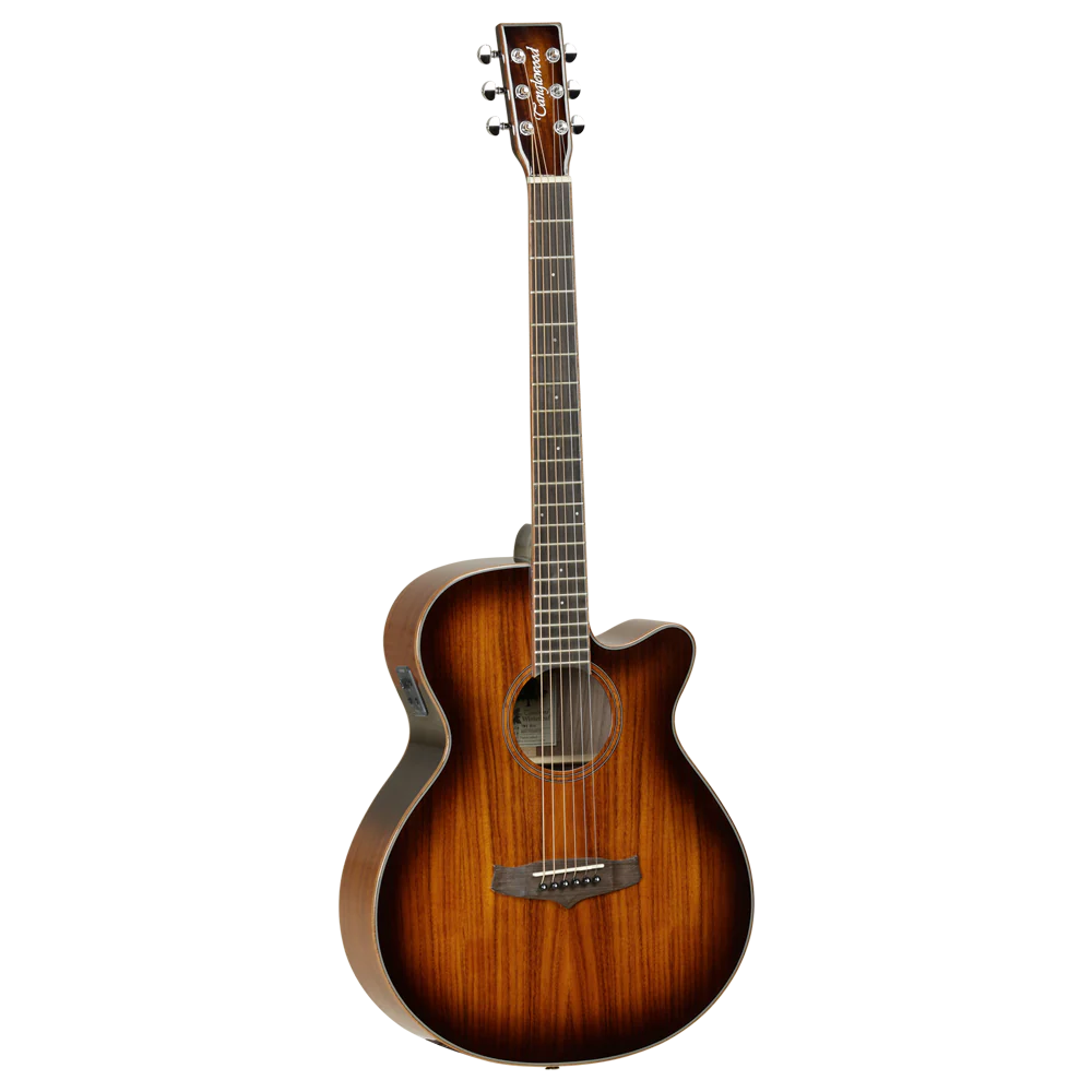 Tanglewood TW4 E KOA Winterleaf Series Electro-Acoustic Guitar - Tobacco Burst Gloss