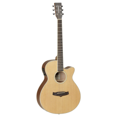 Tanglewood TW9 E Solid Top Super Folk Cutaway Electro-Acoustic Guitar - Natural Satin