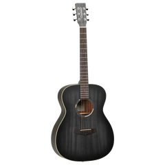Tanglewood TWBB O Blackbird Orchestra Acoustic Guitar - Smokestack Black Satin