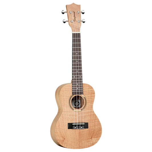 Tanglewood TWT-6 Concert Size Flame Mahogany Ukulele with Gig Bag - Natural Satin