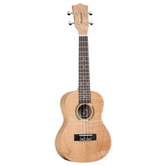 Tanglewood TWT-6 Concert Size Flame Mahogany Ukulele with Gig Bag - Natural Satin