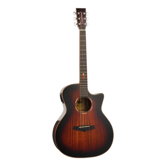 Tanglewood TWX6CEK Winterleaf Venetian Cutaway Electro-Acoustic Guitar - Autumn Burst Gloss