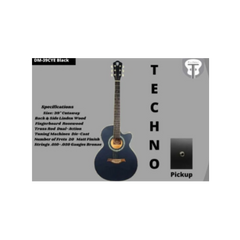 Techno TM-39 P Black Matte with Pickup