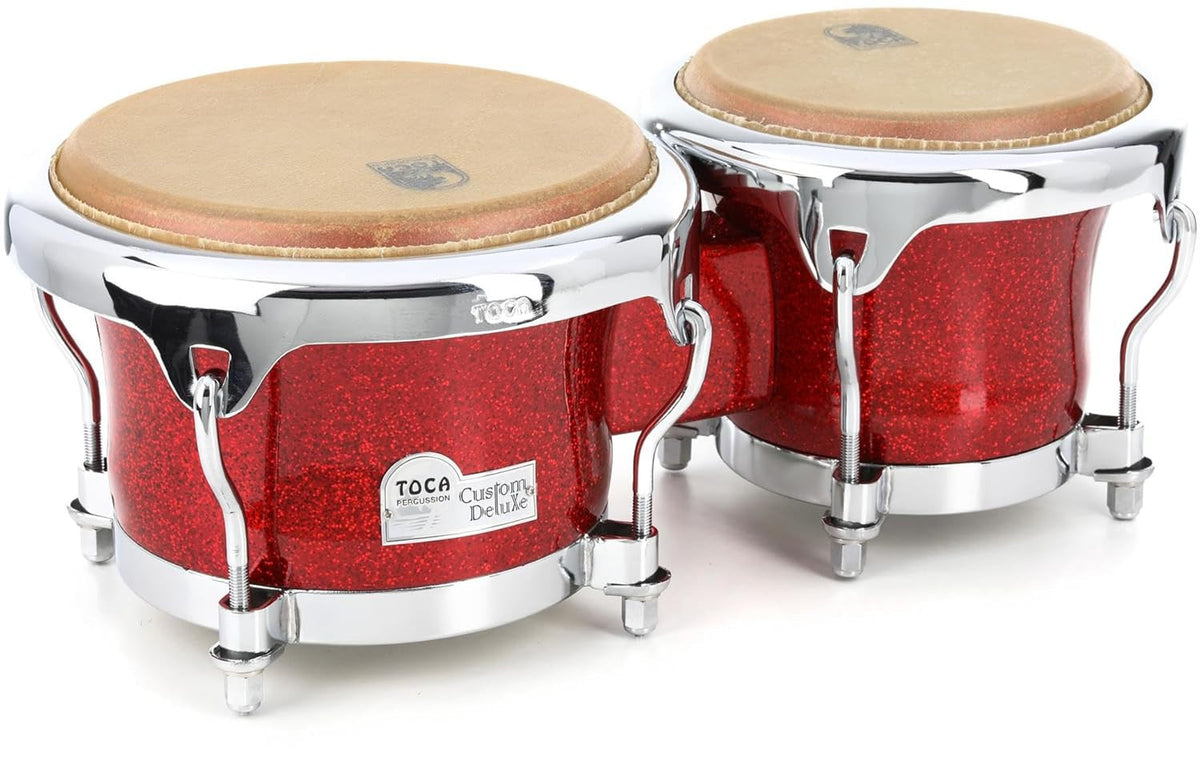 Toca Custom Deluxe Fiberglass Bongos 7" & 8.5"-4600