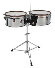 Toca Custom Deluxe Timbale Set 14"+15" with Stand -Antique Bronze Finish	T-417AB
