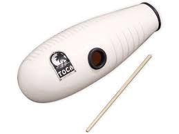 Toca Fiberglass Guiro -White T2526W