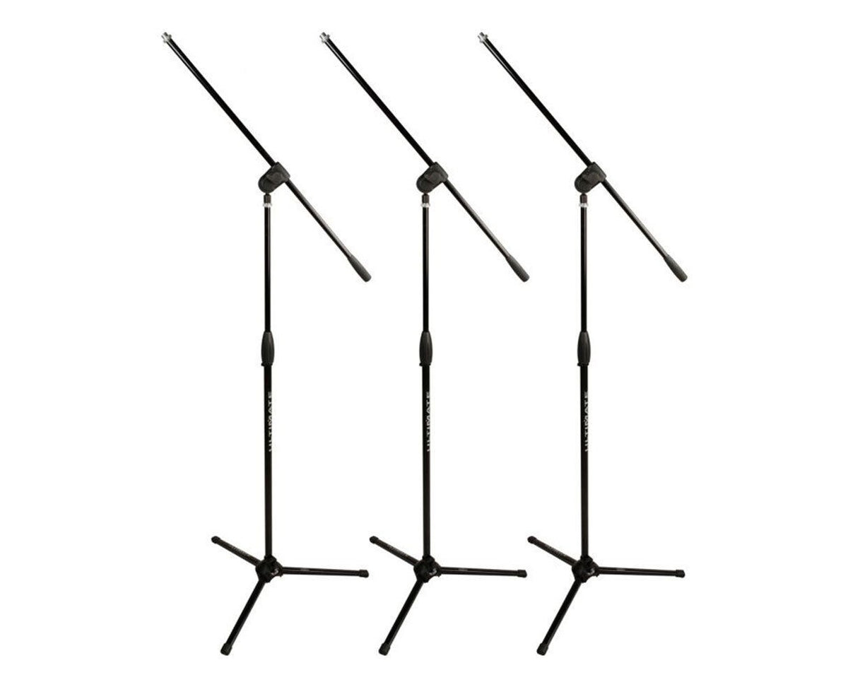 Ultimate Support MC-40B PRO 3-PACK Microphone Stand