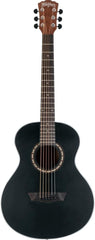 Washburn Apprentice Series 6 String Acoustic Guitar,  Black Matte (AGM5BMK-A)