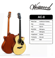 Westwood AC-8 ACOUSTIC GUITAR