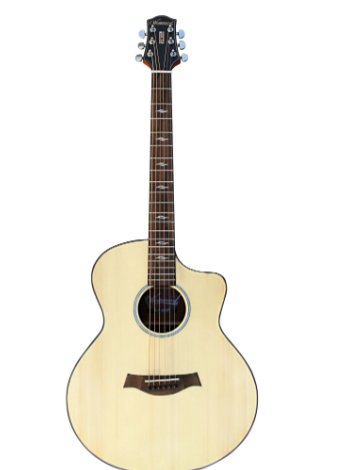 Westwood DC-480FE Dreadnought Cutaway Trans-Acoustic Guitar - Natural