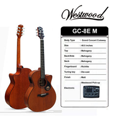 Westwood GC-8E M ELECTRO ACOUSTIC GUITAR