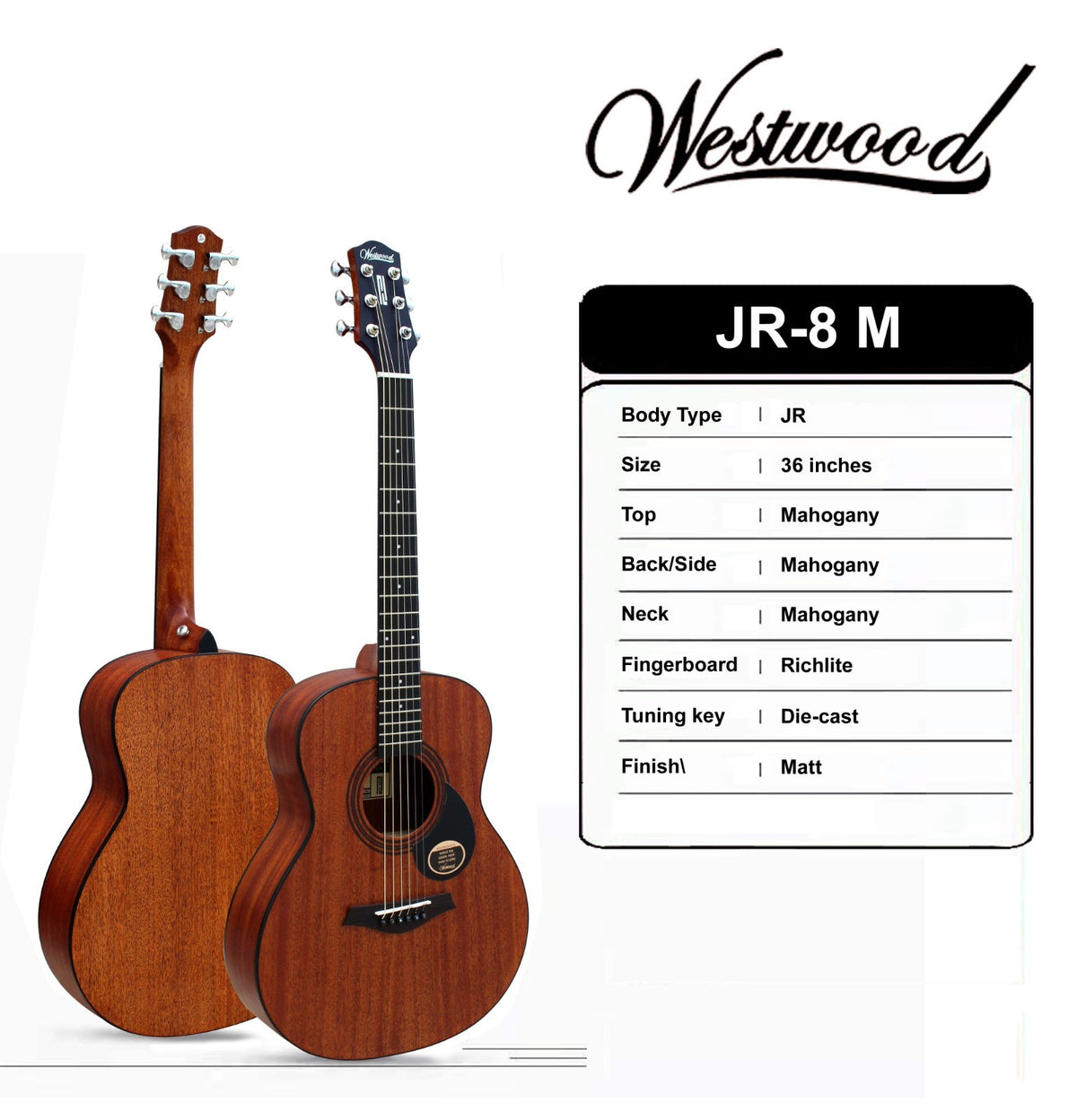 WESTWOOD JR-8 M DREADNOUGHT GUITAR