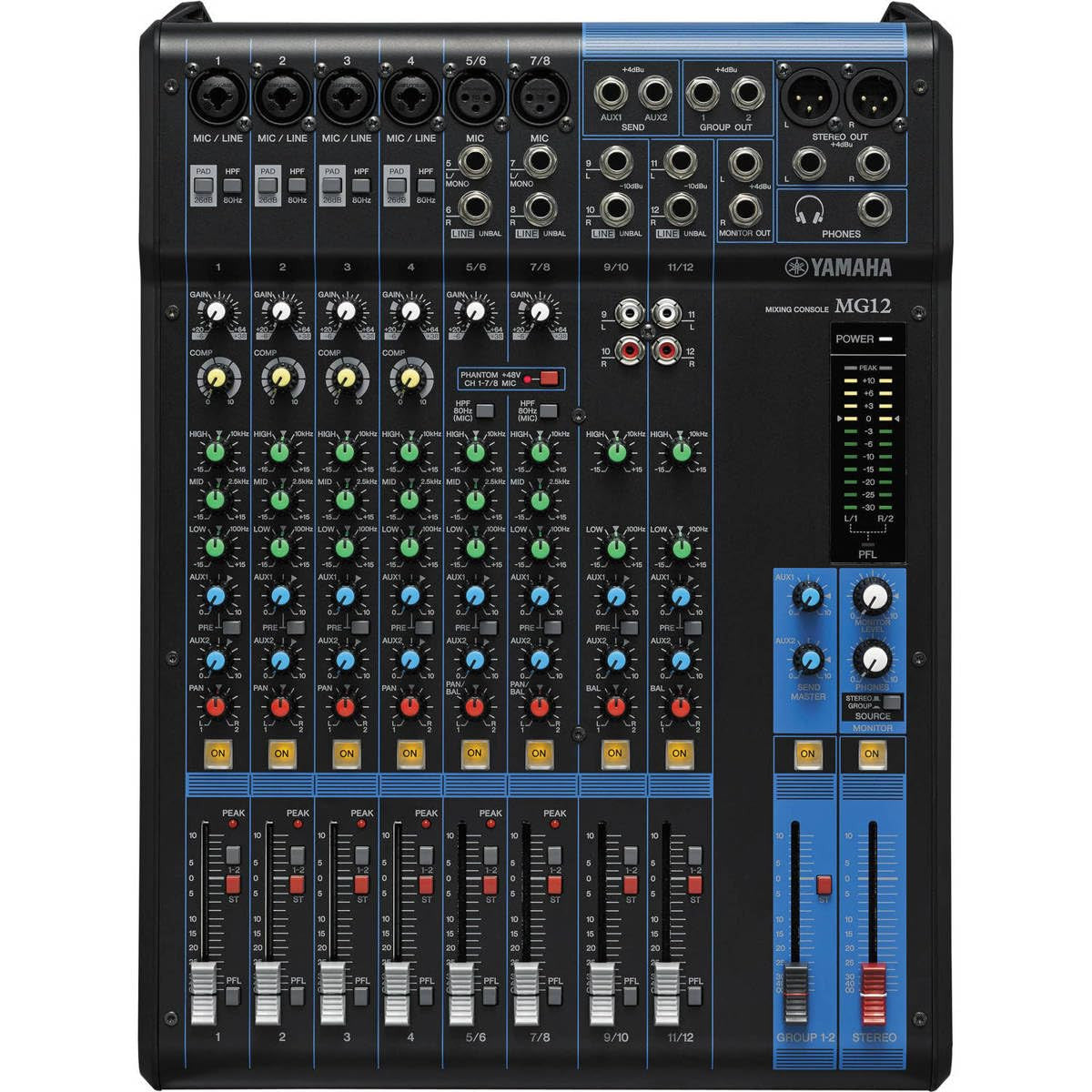 Yamaha MG12, 12-Channel Audio Mixer