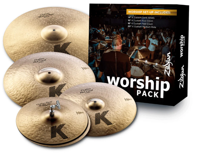 Zildjian KC0801W K Custom Worship Cymbal Pack