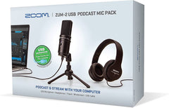 Zoom ZUM2 PMP Podcast USB Mic Pack